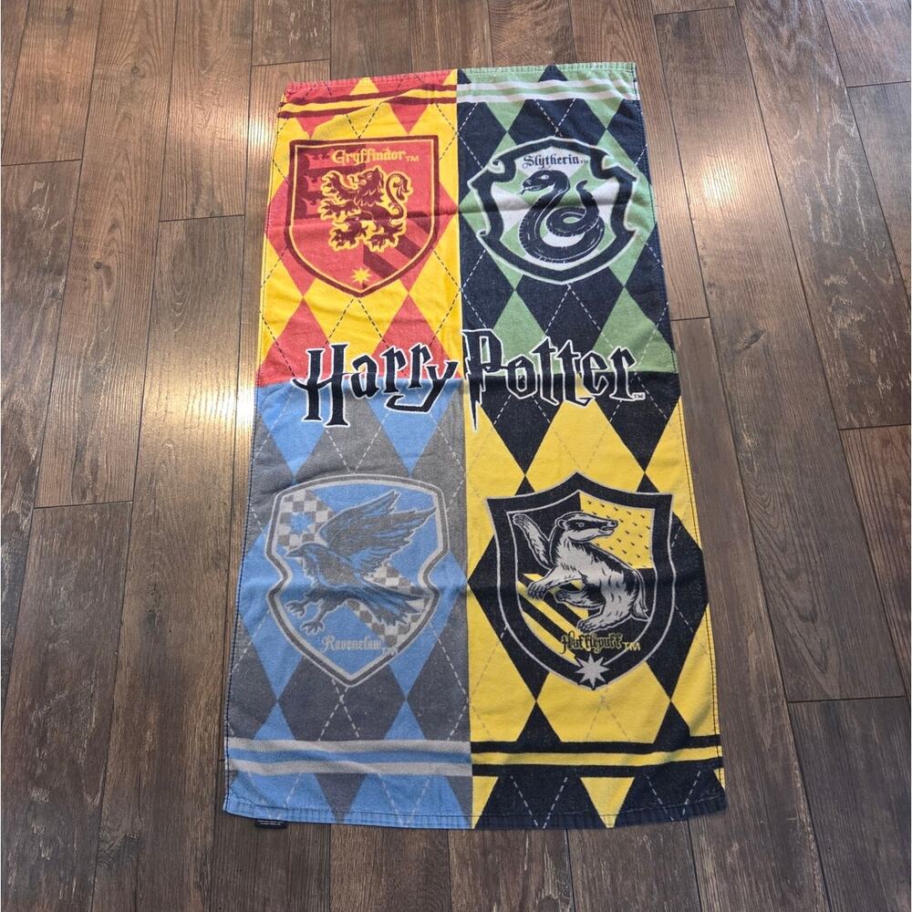 Harry Potter Houses Beach Towel 28 X 58"